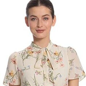 Maggy London floral midi dress